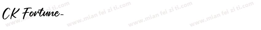 CK Fortune字体转换